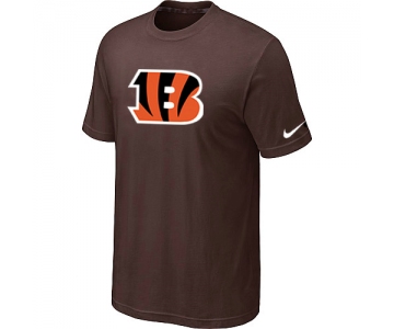 Cincinnati Bengals Sideline Legend Authentic Logo T-Shirt Brown