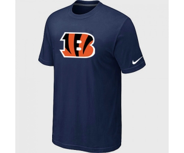 Cincinnati Bengals Sideline Legend Authentic Logo T-Shirt D.Blue