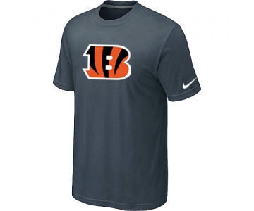 Cincinnati Bengals Sideline Legend Authentic Logo T-Shirt Grey