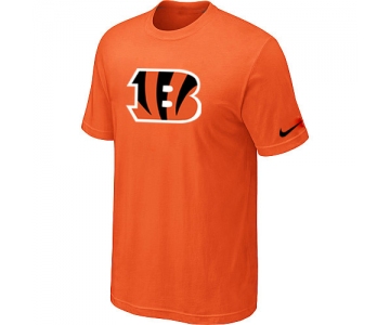 Cincinnati Bengals Sideline Legend Authentic Logo T-Shirt Orange