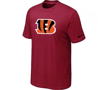 Cincinnati Bengals Sideline Legend Authentic Logo T-Shirt Red