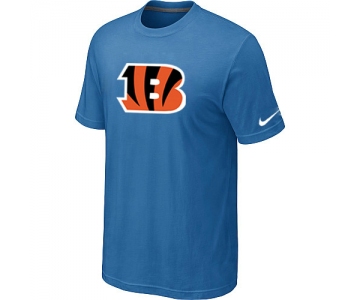 Cincinnati Bengals Sideline Legend Authentic Logo T-Shirt light Blue