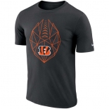 Men's Cincinnati Bengals Nike Black Fan Gear Icon Performance T-Shirt