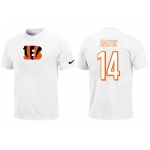 Nike Cincinnati Bengals Andy Dalton Name & Number T-Shirt White