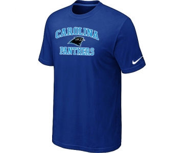 Carolina Panthers Heart & Soul Blue T-Shirt