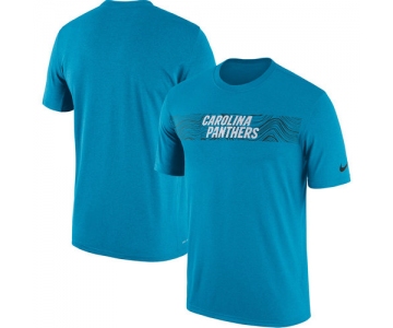 Carolina Panthers Nike Blue Sideline Seismic Legend T-Shirt