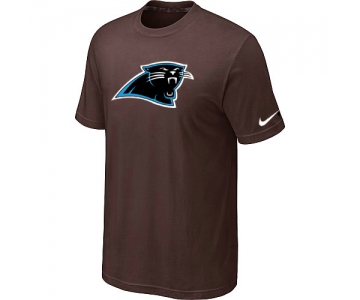 Carolina Panthers Sideline Legend Authentic Logo T-Shirt Brown