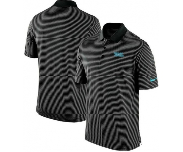 Carolina Panthers Team Stadium Performance Polo - Black