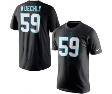 Men's Carolina Panthers 59 Luke Kuechly Nike Player Pride Name & Number T-Shirt - Black