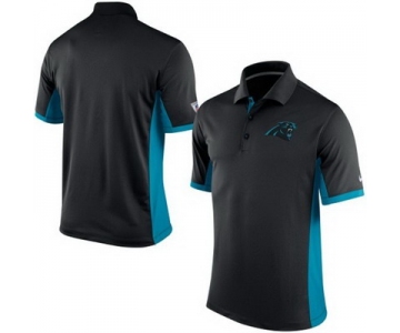 Men's Carolina Panthers Nike Black Team Issue Performance Polo