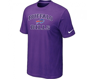 Buffalo Bills Heart & Soul Purple T-Shirt