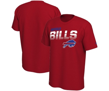 Buffalo Bills Nike Sideline Line of Scrimmage Legend Performance T Shirt Red