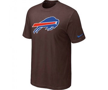 Buffalo Bills Sideline Legend Authentic Logo T-Shirt Brown