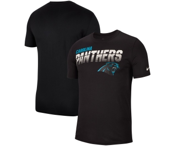 Carolina Panthers Nike Sideline Line of Scrimmage Legend Performance T Shirt Black