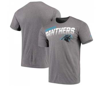 Carolina Panthers Nike Sideline Line of Scrimmage Legend Performance T Shirt Heathered Gray