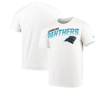 Carolina Panthers Nike Sideline Line of Scrimmage Legend Performance T Shirt White