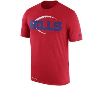 Men's Buffalo Bills Nike Red Legend Icon Logo Performance T-Shirt