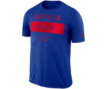 Men's Buffalo Bills Nike Royal Sideline Legend Lift Performance T-Shirt