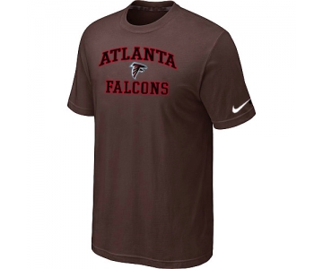 Atlanta Falcons Heart & Soull T-Shirt Brown