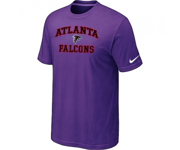 Atlanta Falcons Heart & Soull T-Shirt Purple