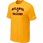 Atlanta Falcons Heart & Soull T-Shirt Yellow