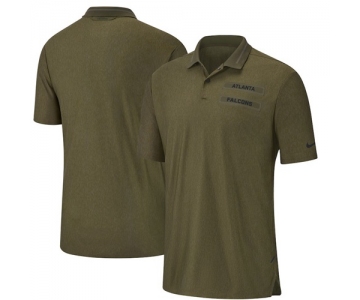 Atlanta Falcons Nike Salute to Service Sideline Polo Olive