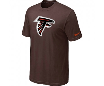 Atlanta Falcons Sideline Legend Authentic Logo T-Shirt Brown