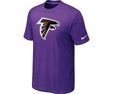 Atlanta Falcons Sideline Legend Authentic Logo T-Shirt Purple