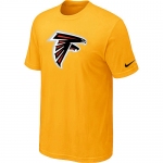 Atlanta Falcons Sideline Legend Authentic Logo T-Shirt Yellow