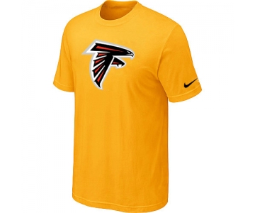 Atlanta Falcons Sideline Legend Authentic Logo T-Shirt Yellow