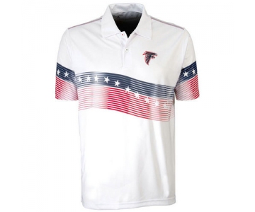 Atlanta Falcons White Antigua Patriot Polo