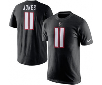 Men's Atlanta Falcons 11 Julio Jones Nike Player Pride Name & Number T-Shirt - Black