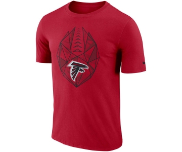 Men's Atlanta Falcons Nike Red Fan Gear Icon Performance T-Shirt