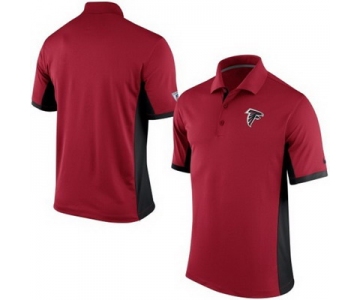 Men's Atlanta Falcons Nike Red Team Issue Performance Polo