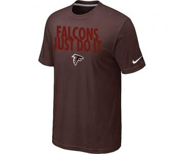 NFL Atlanta Falcons Just Do It Brown T-Shirt