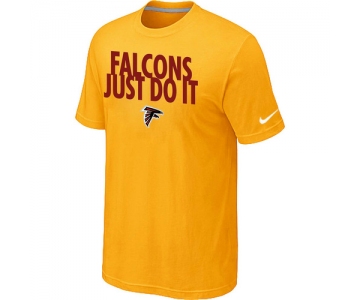 NFL Atlanta Falcons Just Do It Yellow T-Shirt