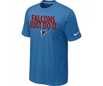 NFL Atlanta Falcons Just Do It light Blue T-Shirt