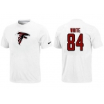 Nike Atlanta Falcons 84 white Name & Number T-Shirt White