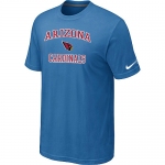 Arizona Cardinals Heart & Soul T-Shirt light Blue
