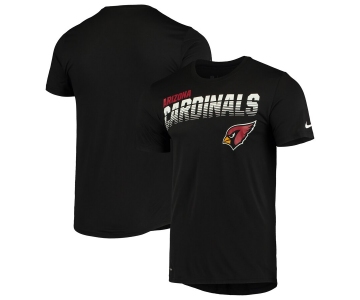 Arizona Cardinals Nike Sideline Line of Scrimmage Legend Performance T Shirt Black