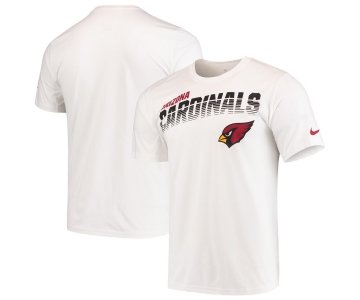 Arizona Cardinals Nike Sideline Line of Scrimmage Legend Performance T Shirt White