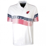 Arizona Cardinals White Antigua Patriot Polo