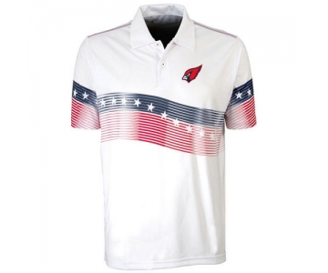 Arizona Cardinals White Antigua Patriot Polo