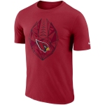 Men's Arizona Cardinals Nike Cardinal Fan Gear Icon Performance T-Shirt