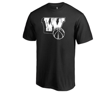 Men's Washington Wizards Fanatics Branded Black Letterman T-Shirt