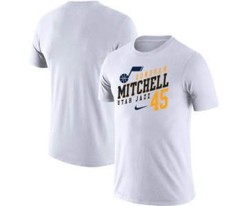 Donovan Mitchell Utah Jazz Nike Player Performance T-Shirt White
