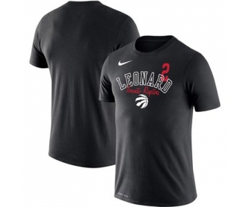 Kawhi Leonard Toronto Raptors Nike Player Performance T-Shirt Black