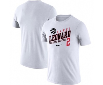 Kawhi Leonard Toronto Raptors Nike Player Performance T-Shirt White
