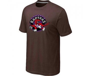 Toronto Raptors Big & Tall Primary Logo Brown NBA T-Shirt