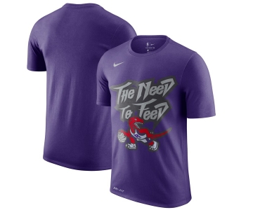 Toronto Raptors Nike Hardwood Classics Hometown Vintage T-Shirt Purple